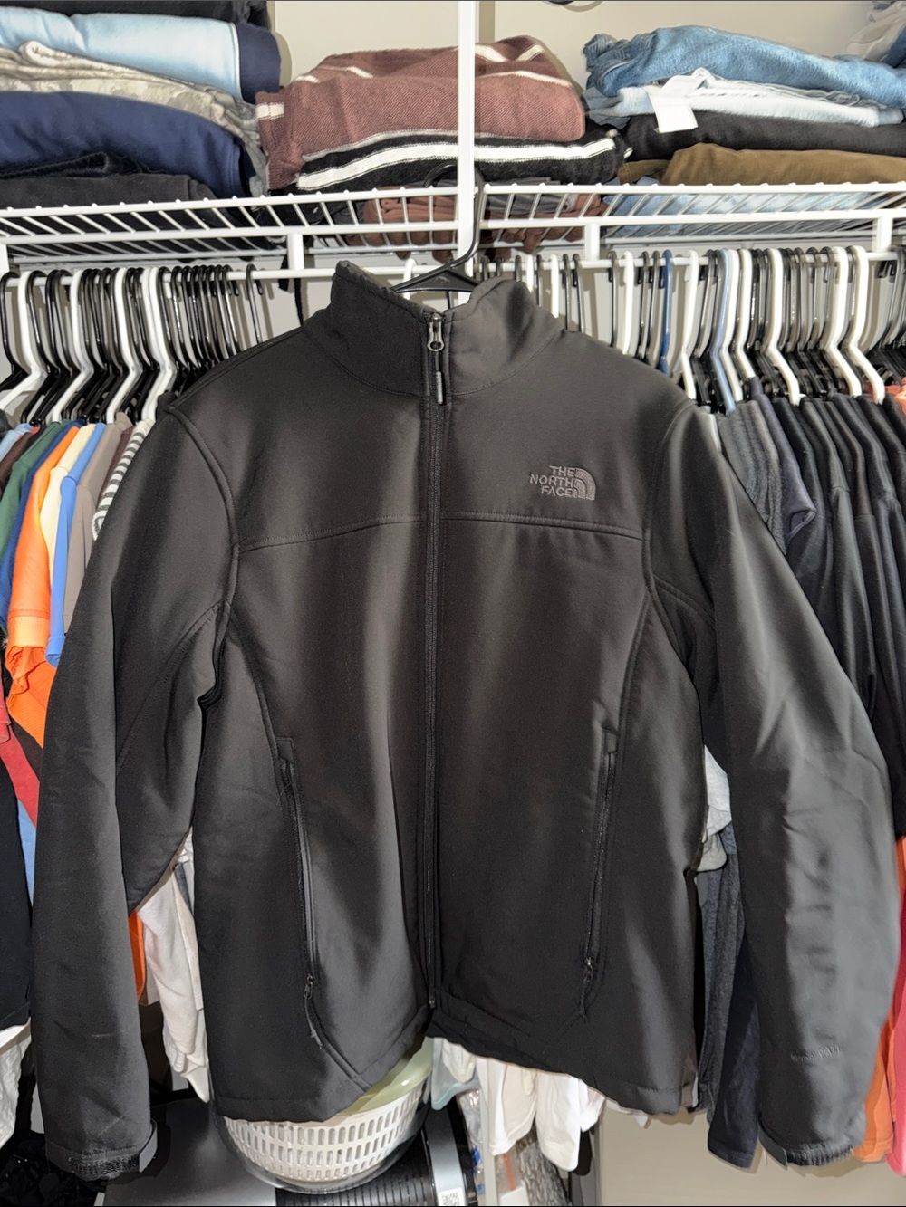 The North Face Black Softshell Full-Zip Jacket